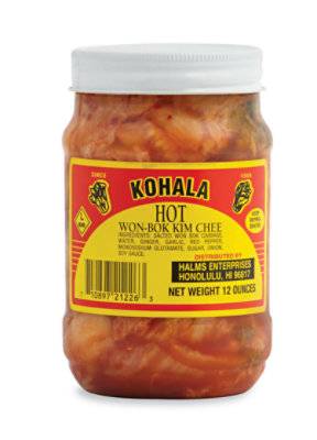 Kohala Kim Chee Hot Prepacked - 12 Oz