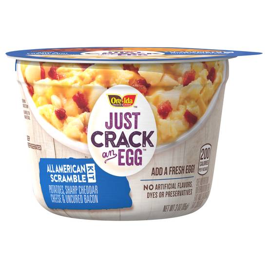Just Crack an Egg All American Scramble Kit Breakfast Bowl