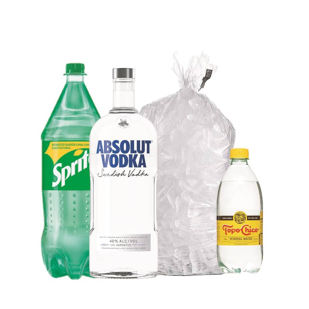 Combo Sprite 2 L - Absolut Azul