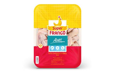 Super frango asa de frango congelada (1kg)