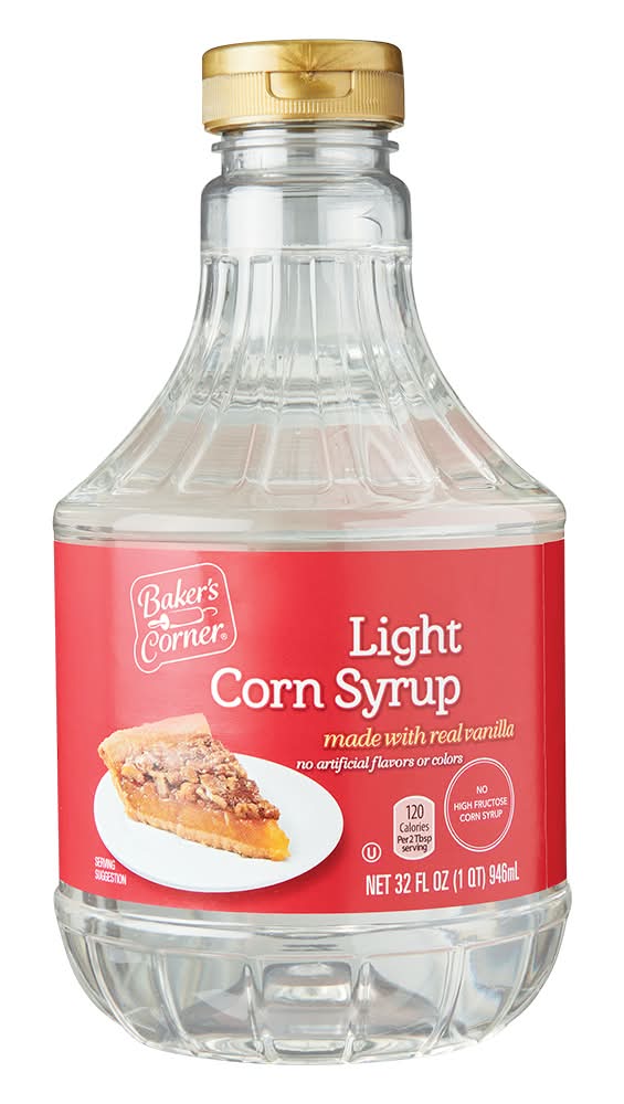 Baker's Corner Light Corn Syrup, Vanilla (32 oz)