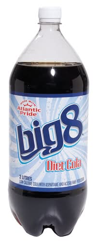 Big8 Boisson Gazeuse Cola Diete 2 L / Big 8 Sugar Free Cola 2 L (bottle)