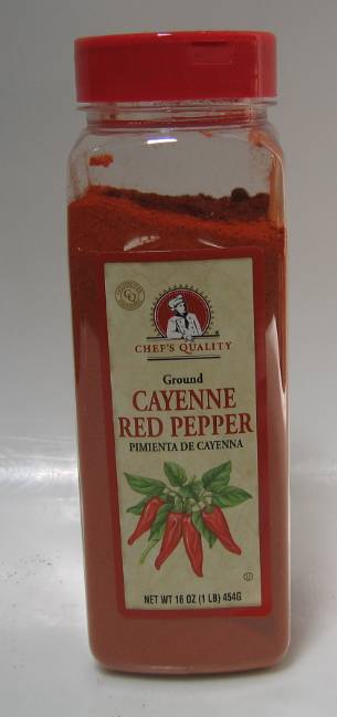 Chef's Quality - Ground Cayenne Pepper - 1 lb Jar