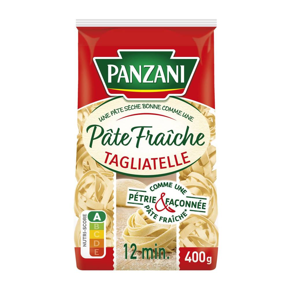 Pâtes tagliatelle Qualité Pâte Fraiche PANZANI - Le paquet de 400g