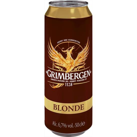 Bière blonde Grimbergen 50cl