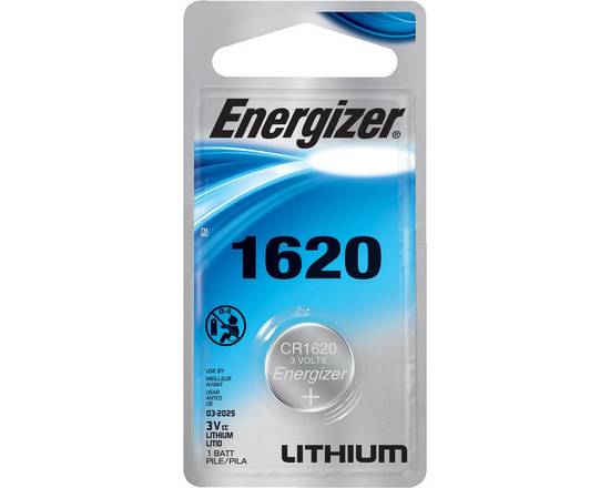 Energizer · Piles spécialisées (1 unité, ECR1620BP) - Lithium coin battery 1620 (1 unit)