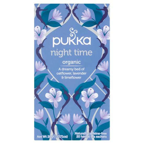 Pukka Organic Night Time Herbal Tea Sachets (20 pack)