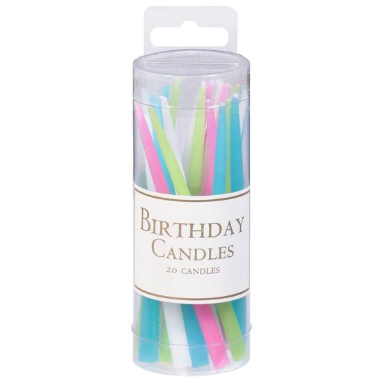 Caspari Pastel Birthday Candles (20 ct)