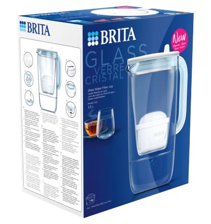 Brita Glass Water Filter Jug Model One 2.5L Delivery Near Me | Order Online