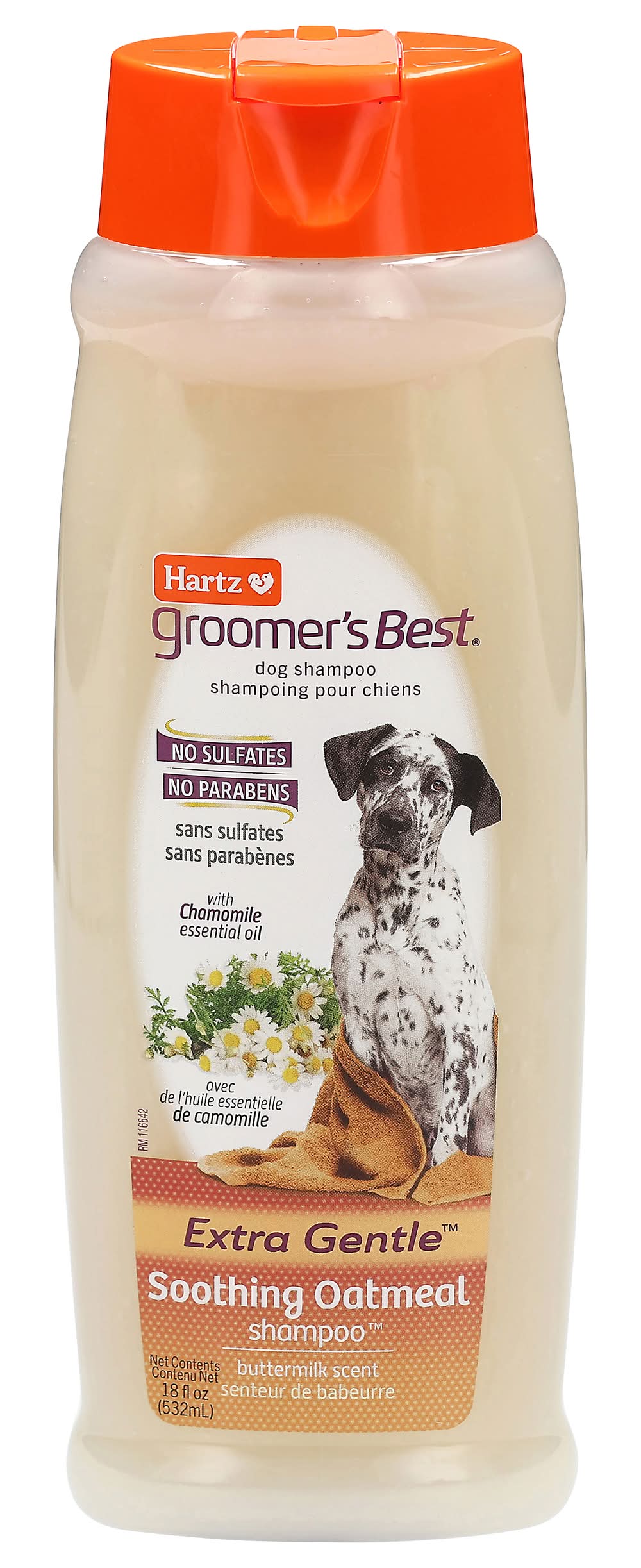Hartz Groomer's Best Soothing Oatmeal Buttermilk Scent Dog Shampoo (18 fl oz)