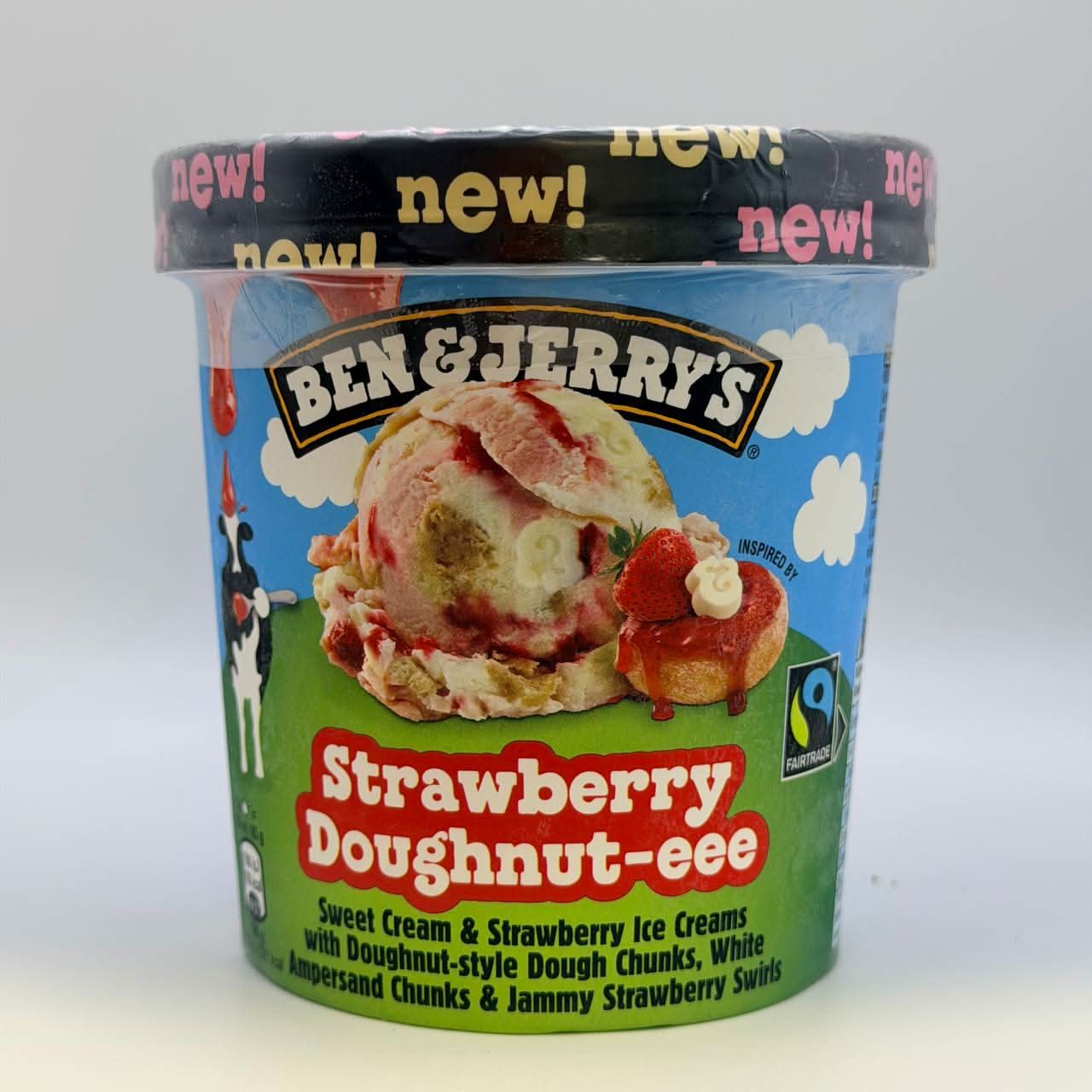 BEN & JERRY’S Strawberry Doughnut-eee 465ml