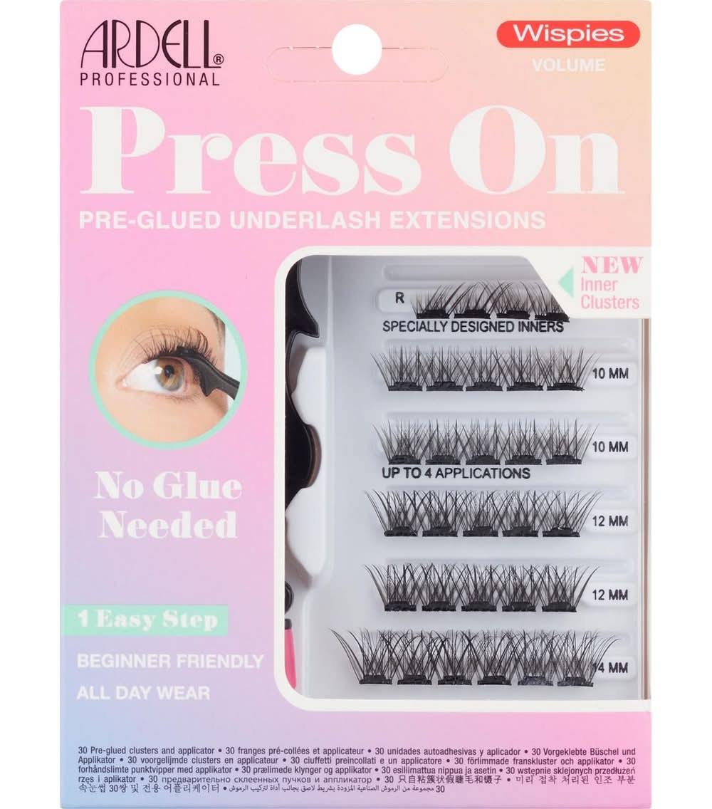 Ardell Press on Wispies Volume False Eyelashes, Assorted (30 ct)