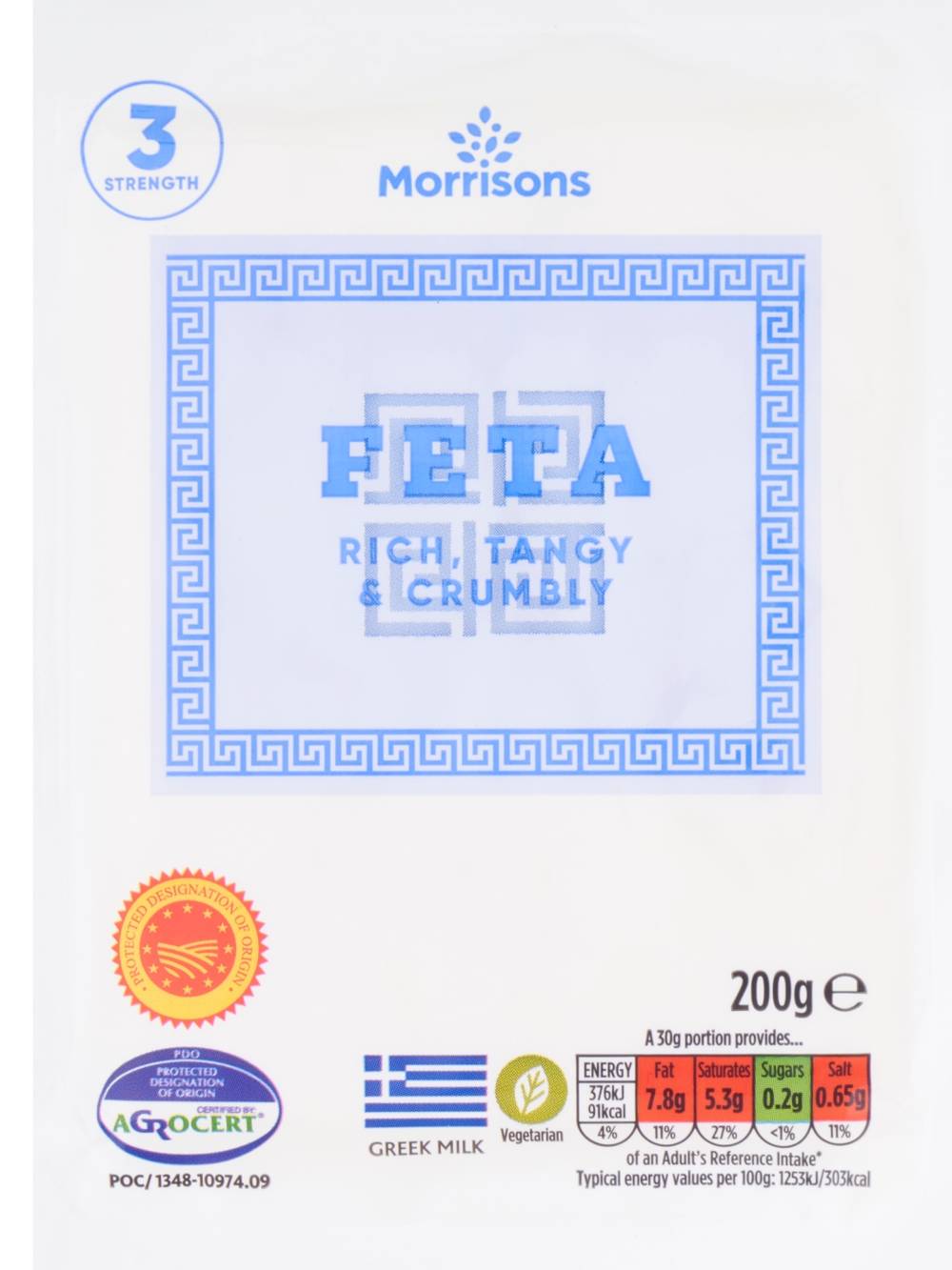 Morrisons Greek Feta 200G