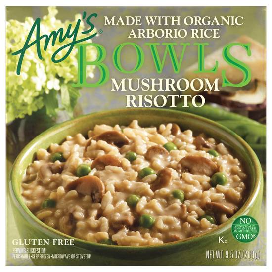 Amy's Bowls Gluten Free Arborio Rice Mushroom Risotto (9.5 oz)