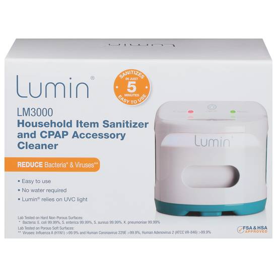 Lumin Household Item Sanitizer and Cpap Accessory Cleaner