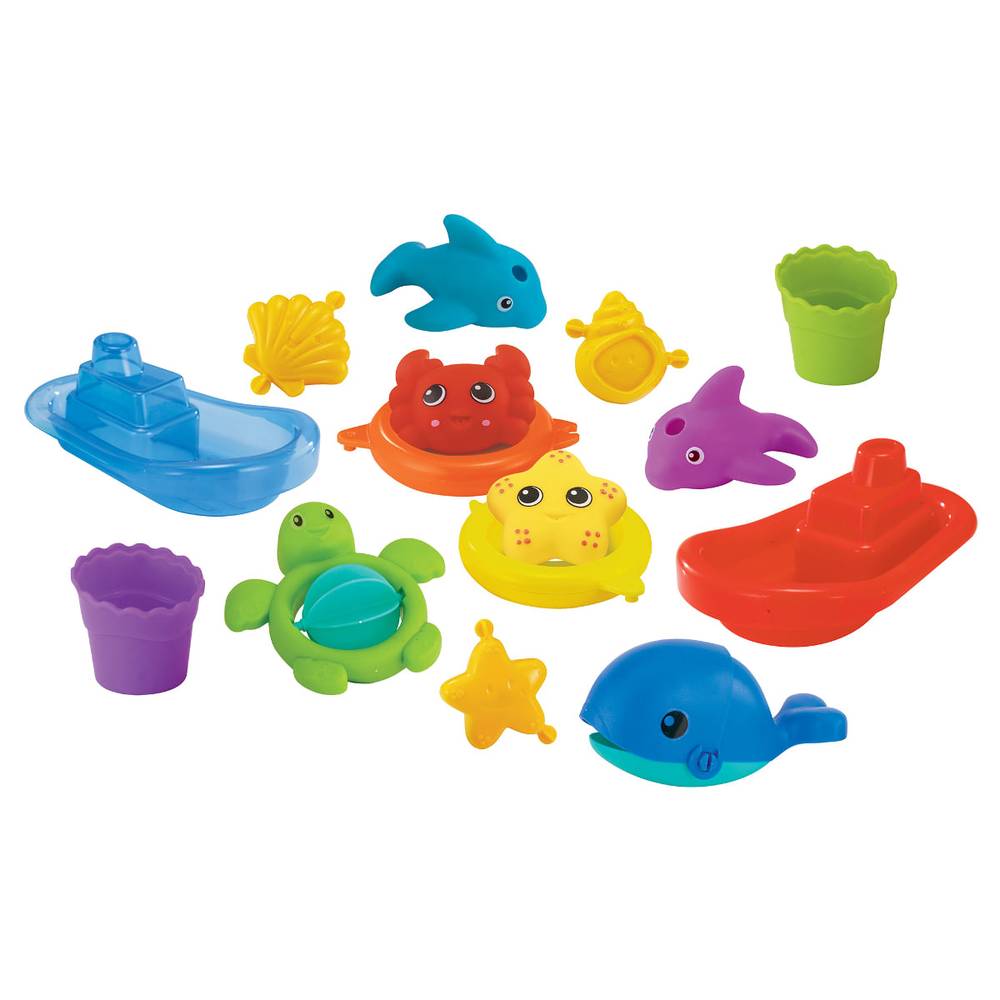 Carrefour brinquedos para banho (15 peças)