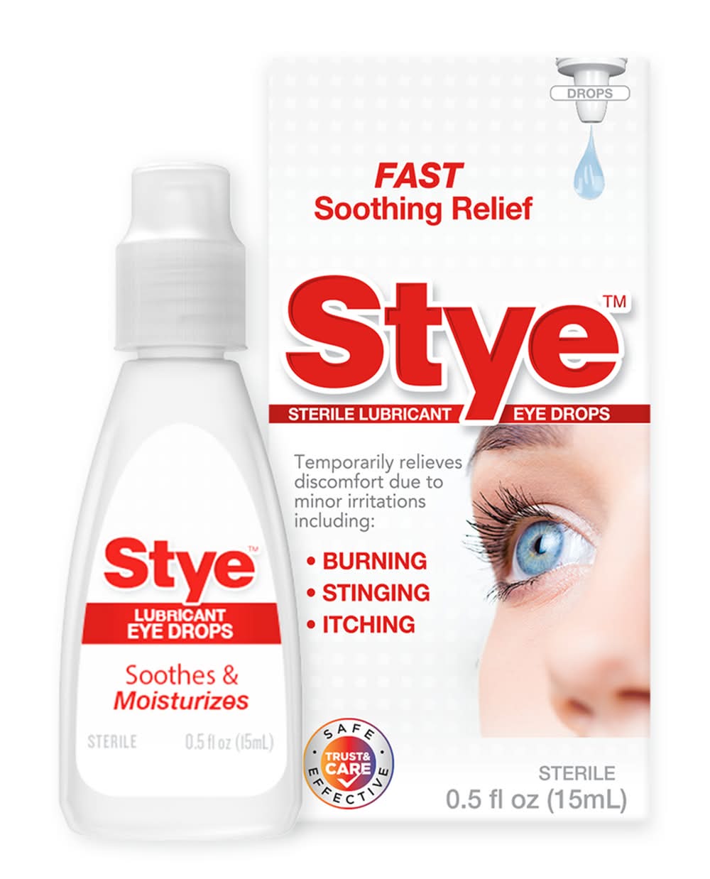 Stye Sterile Lubricant Eye Drops (0.5 fl oz)