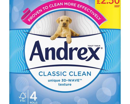 ANDREXCLASSIC CLEAN (4 ROLLS)
