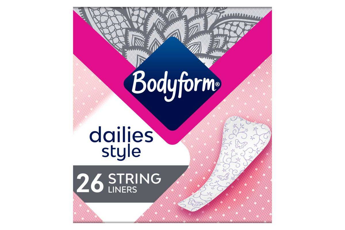 Bodyform Dailies String Panty Liners 26 pack