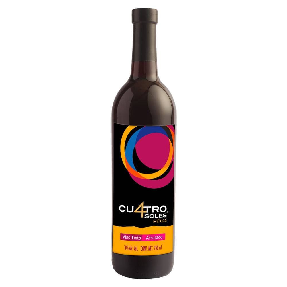 Cuatro Soles · Vino tinto afrutado (750 ml)