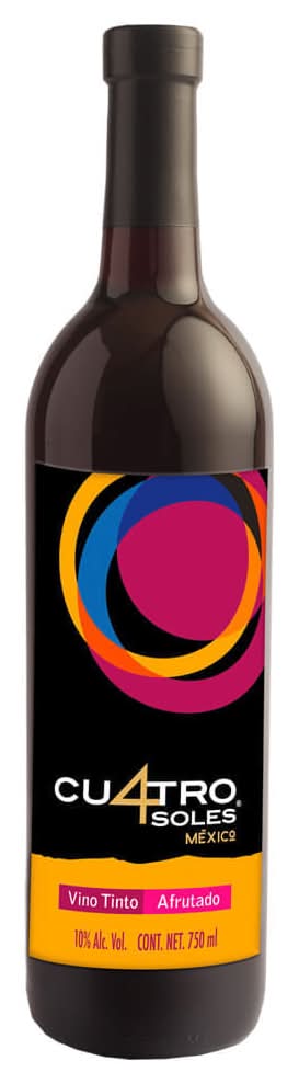 Cuatro Soles · Vino tinto afrutado blend (750 ml)