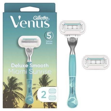 Venus Miami Sunrise Deluxe Smooth Sensitive Razor (2 ct)