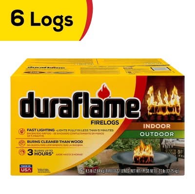 Duraflame Indoor & Outdoor Firelogs (6 x 4.5 lbs)