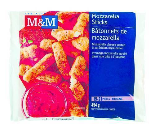 Mozzarella Sticks 454g