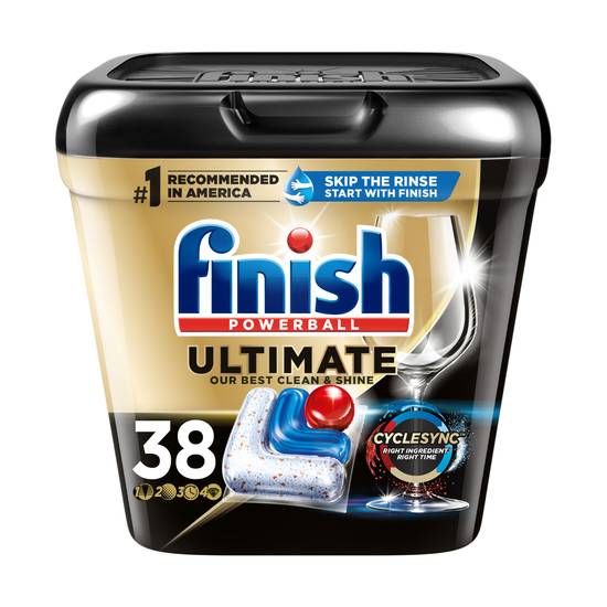 Finish Ultimate Dishwasher Detergent With Cyclesync Technology - Dishwashing Tablets - Dish Tabs