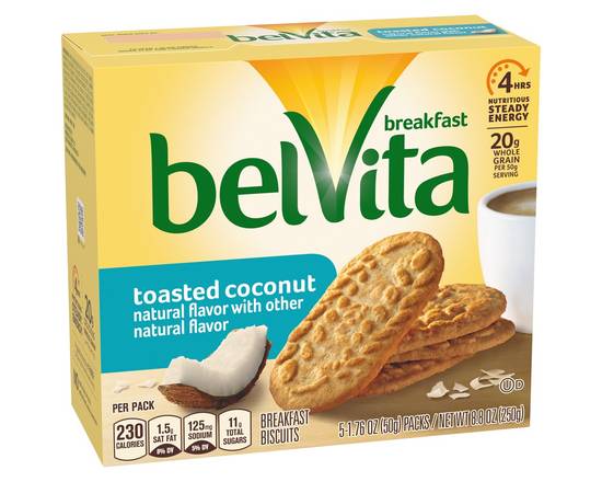 Belvita · Toasted Coconut Biscuits (8.8 oz)