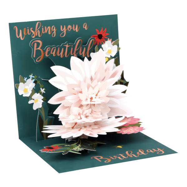 Hallmark Everyday Greeting Card Beautiful Birthday, 5-1/4" x 5-1/4''