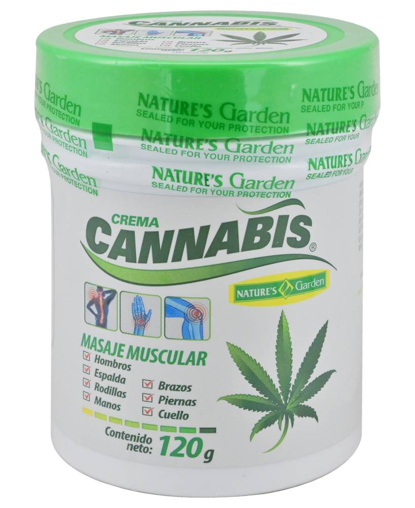 NATURES GARDEN CREMA CORP CANNABIS*120G