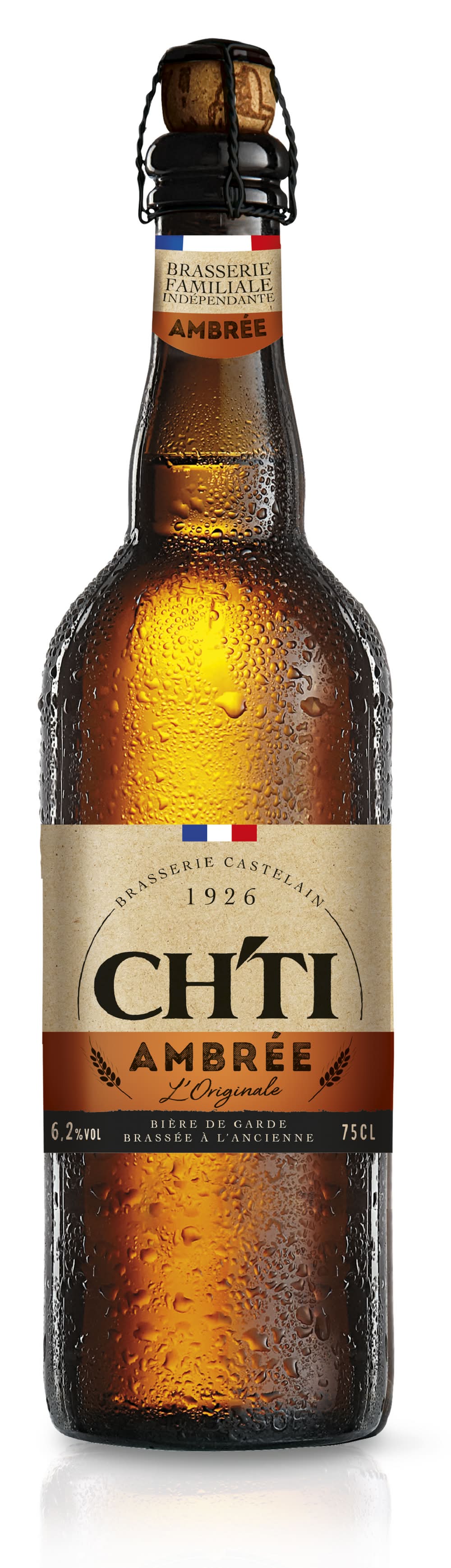 Ch'ti - Bière de garde ambrée brassée à l'anicienne (750ml)