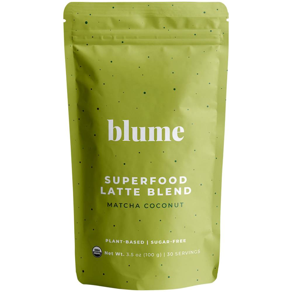 Blume Organic Superfood Latte Powder Blend (3.5 oz) (matcha coconut)