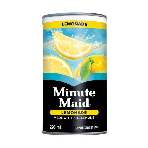 Minute maid concentré surgelé de limonade (295 ml) - lemonade frozen concentrate (295 ml)