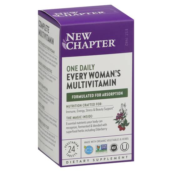 New Chapter Woman's Vegetarian Tablets One Daily Multi (24 ct)