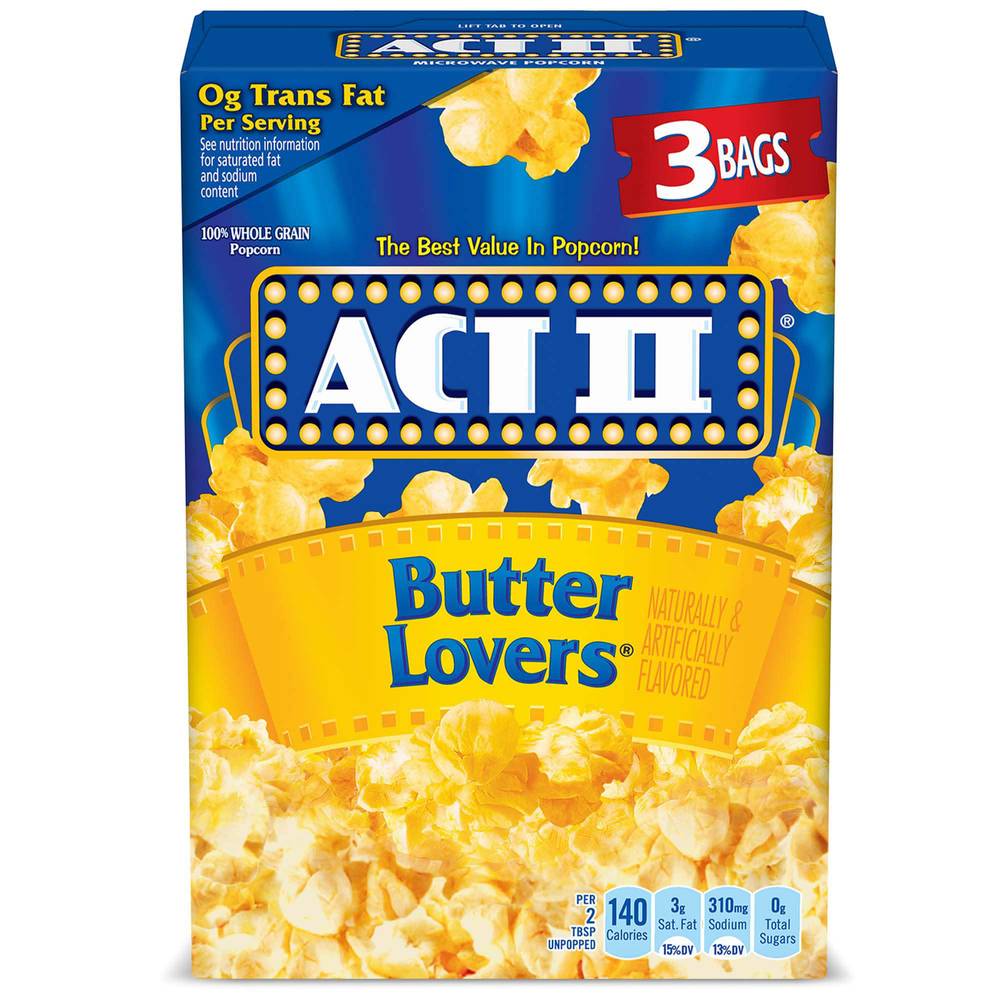 Act Ii Microwave Popcorn (butter)