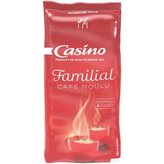 Casino Café - Familial - Café Moulu - Corsé et Généreux 250 g