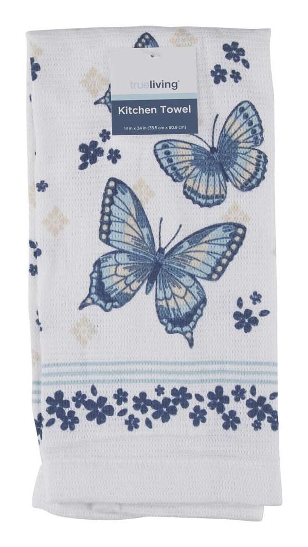 TrueLiving Kitchen Towel, 14x24 in, Assorted