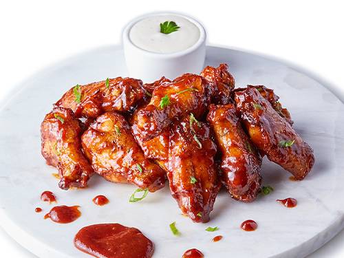16PCs Wings-Select Flavors & Dipping Sauces