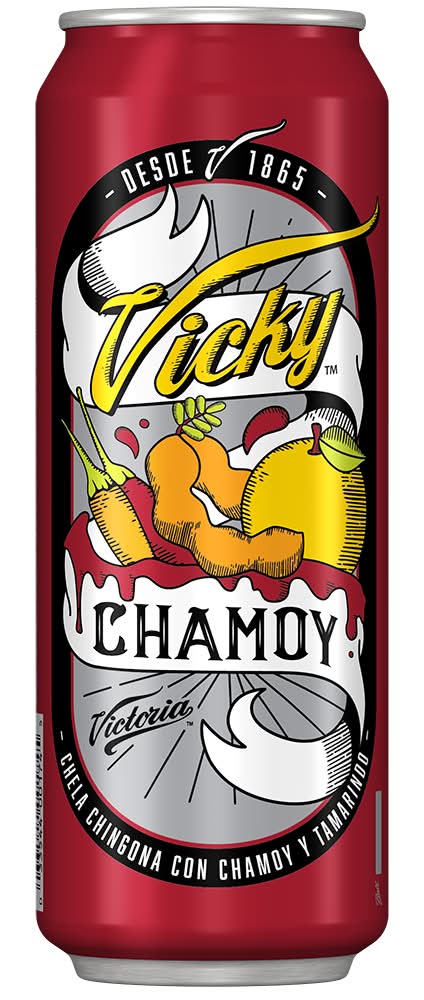 Victoria Vicky Mexican Beer, Chamoy (24 fl oz)