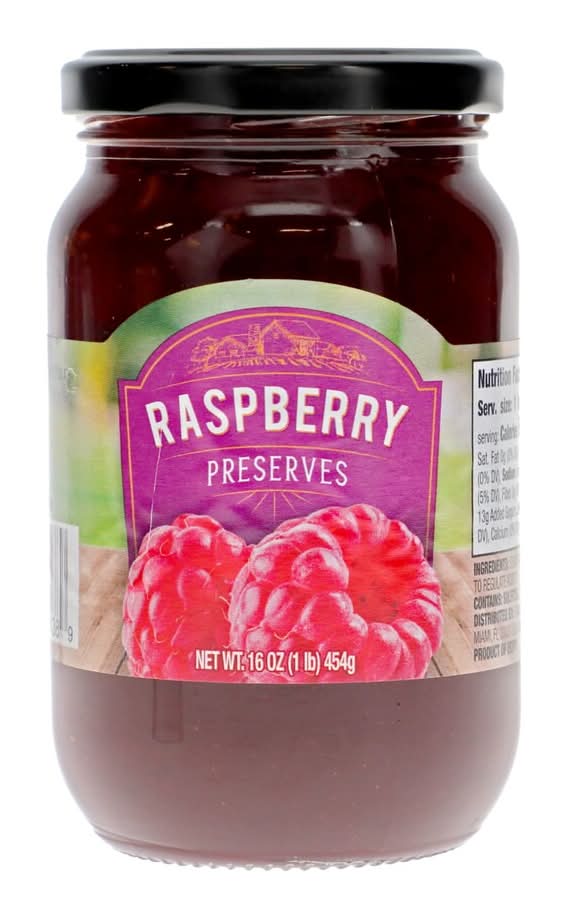 Raspberry Preserves Jar (16 oz)