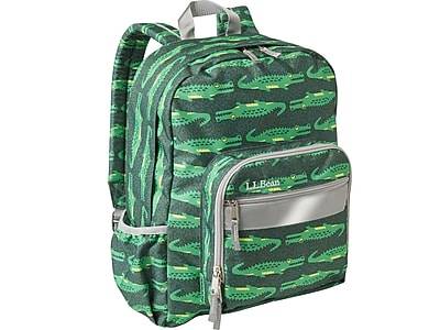 L.L.Bean Original Book Pack Backpack, Darkest Green Gator (XQ507647)