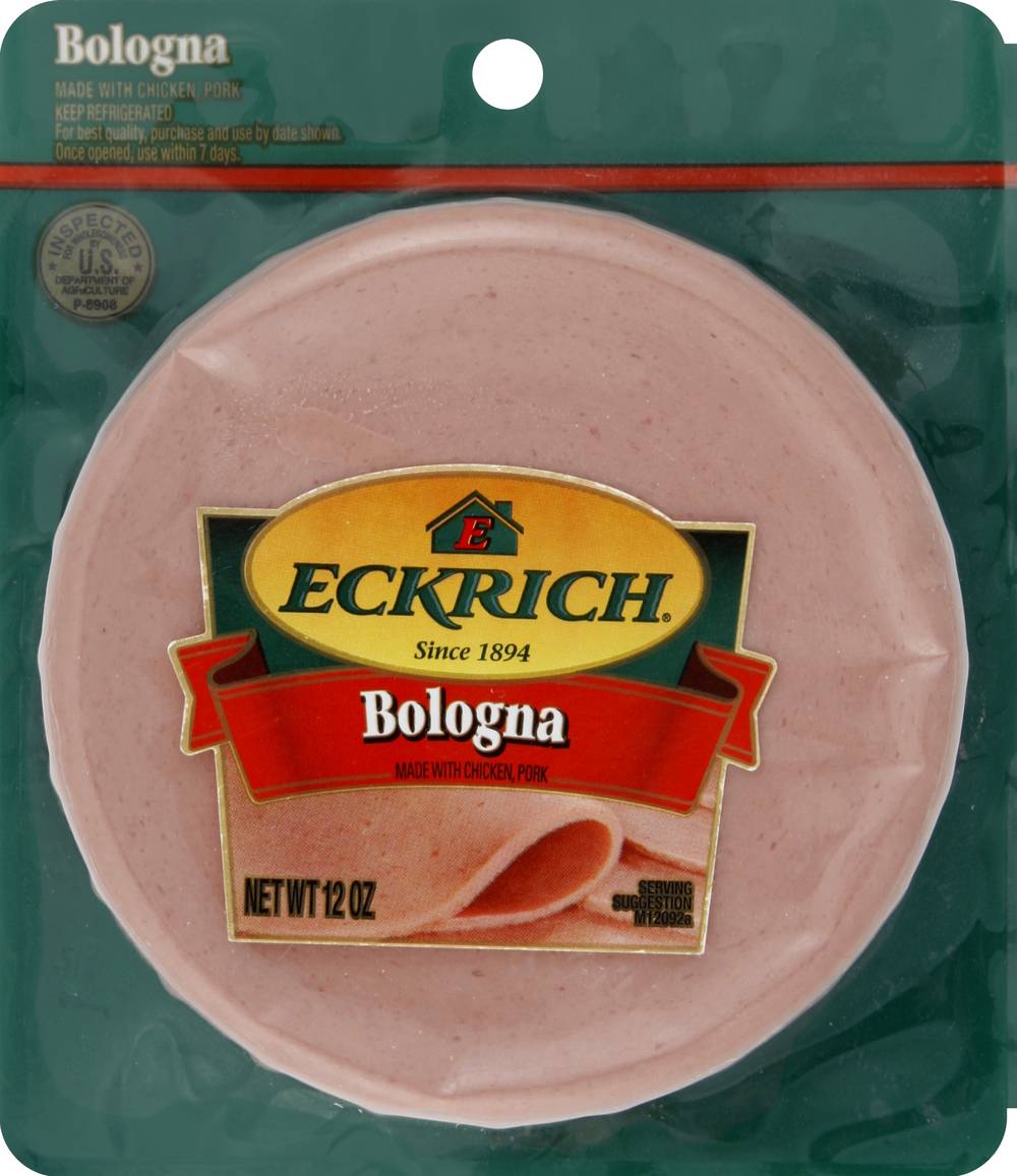 Eckrich Bologna Made With Chicken Pork (12 oz)