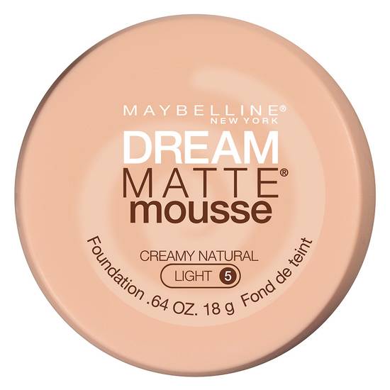 Maybelline Creamy Natural Dream Matte Mousse Foundation