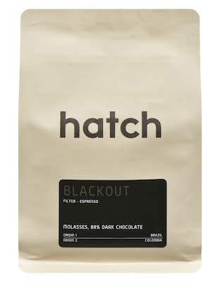 Hatch 88% Dark Chocolate Blackout Filter Espresso Coffee Beans (300 g)