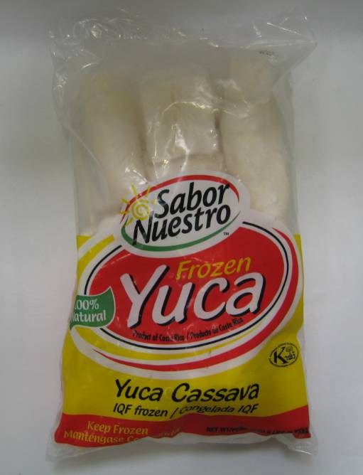 Frozen Sabor Nuestro - Cut Peeled Yucca - 5 lbs