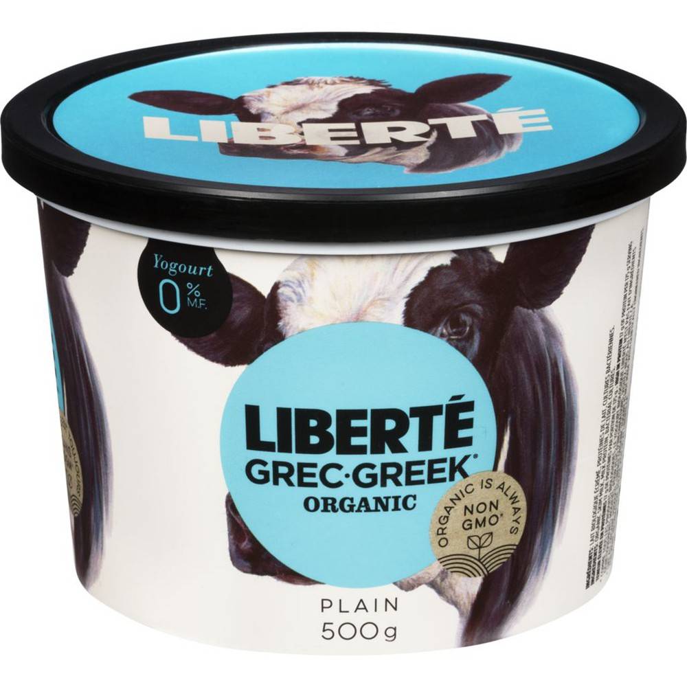 Liberté Organic Greek Yogurt, Plain 0 Delivery Near Me Order Online