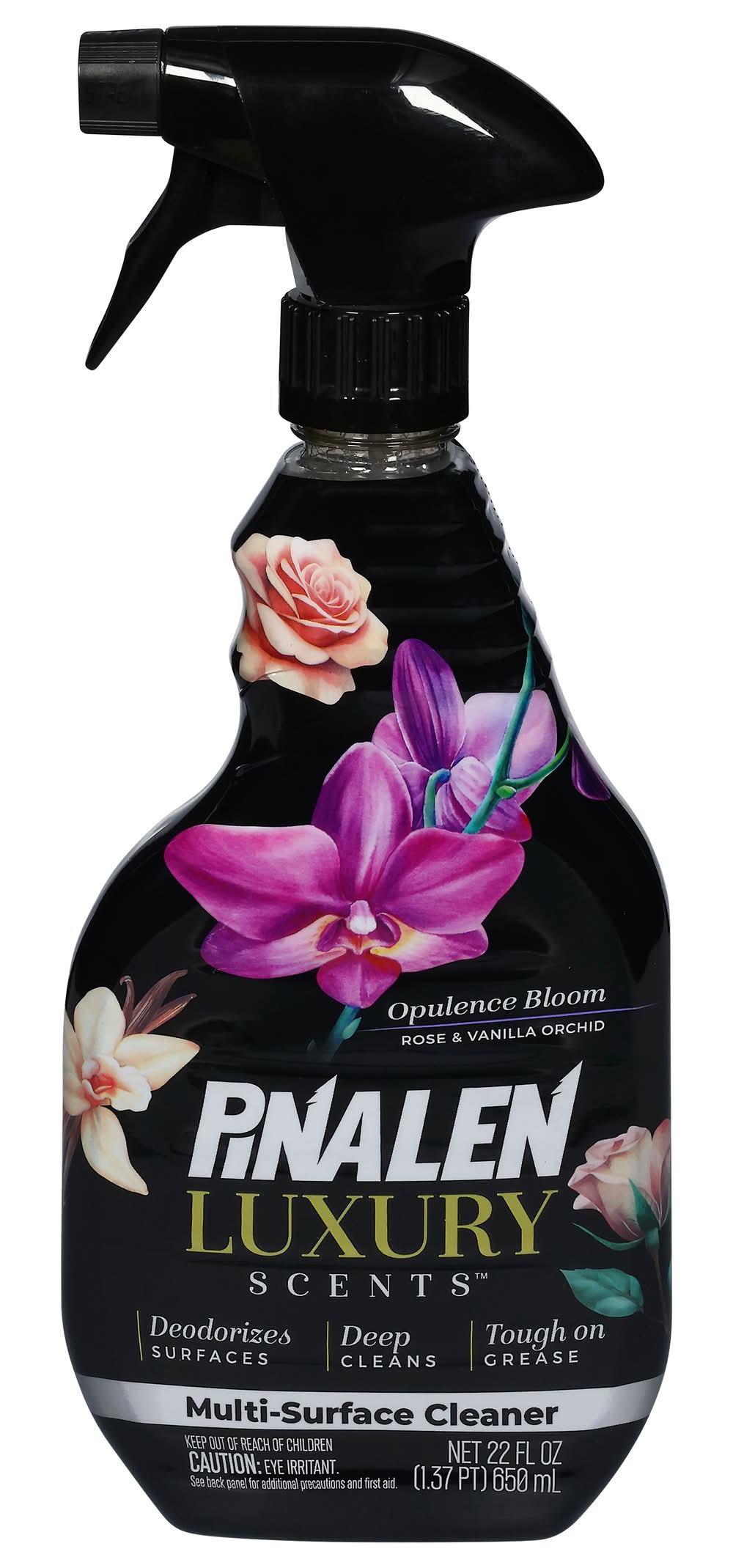 Pinalen Luxury Scents Multi-Surface Cleaner, Rose-Vanilla Orchid (22 fl oz)