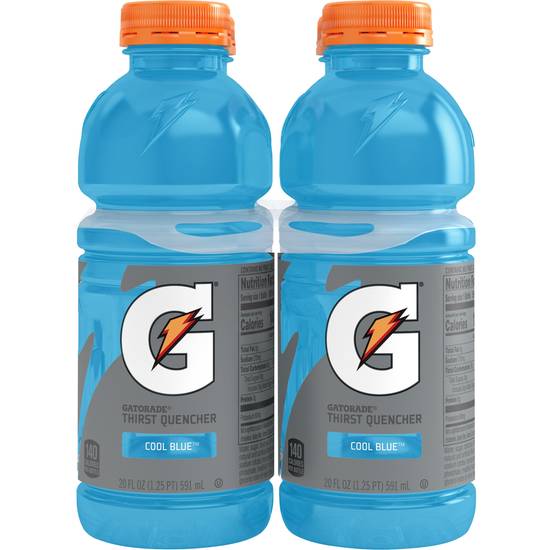 Gatorade Thirst Quencher, Cool Blue, 20 fl oz - 4 ct